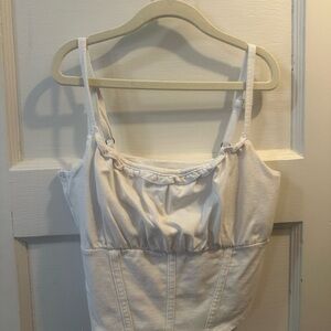 Hollister White Tank Top